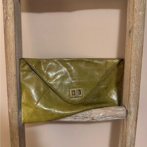 HOBO Olive Green Clutch